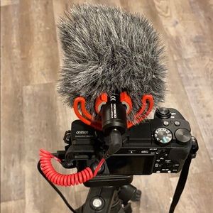 Sony a6500,  tripod, and a signa reflector screen